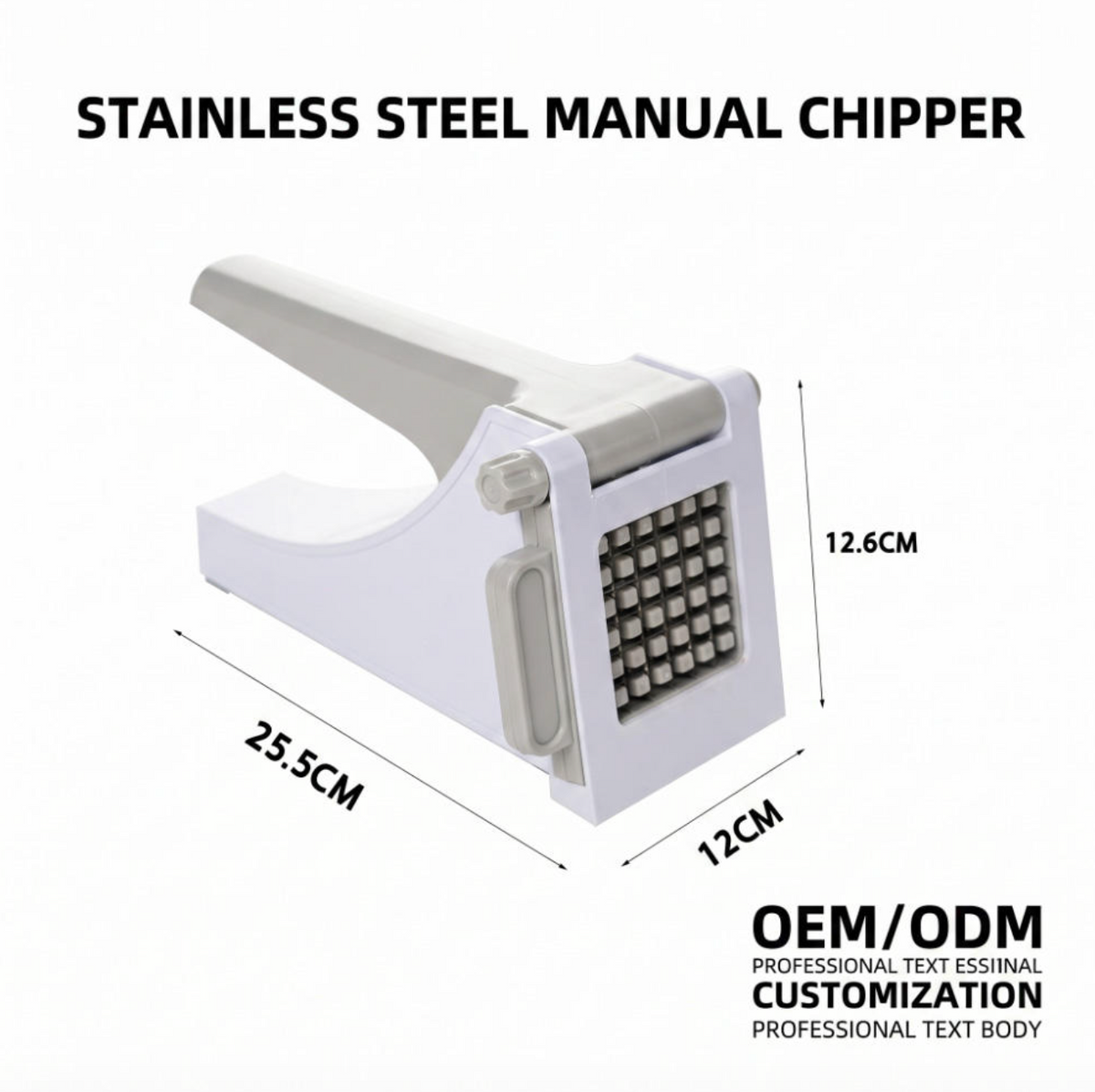 Manual Food Dicer, Slicer & Kitchen Prep Tool