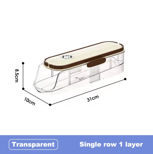 Automatic Egg Dispenser & Rolling Food Storage Organizer