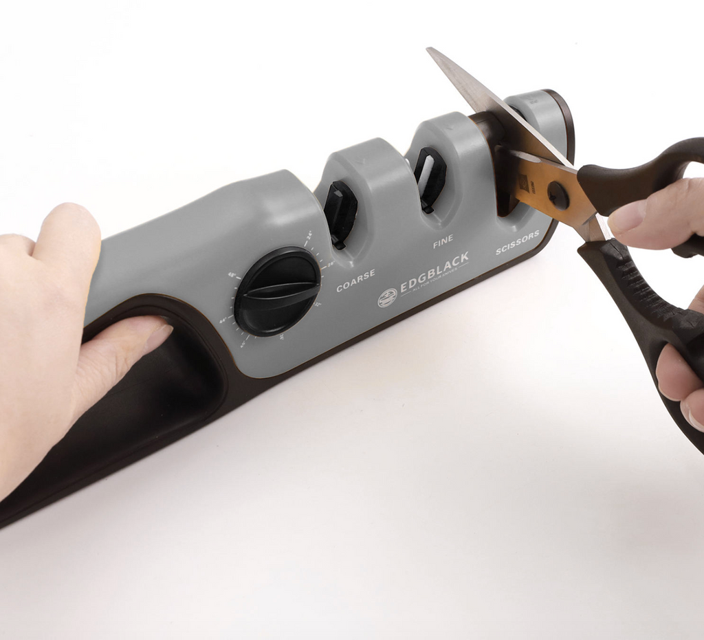 4-in-1 Kitchen Blade Sharpening Tool with Non-Slip Grip