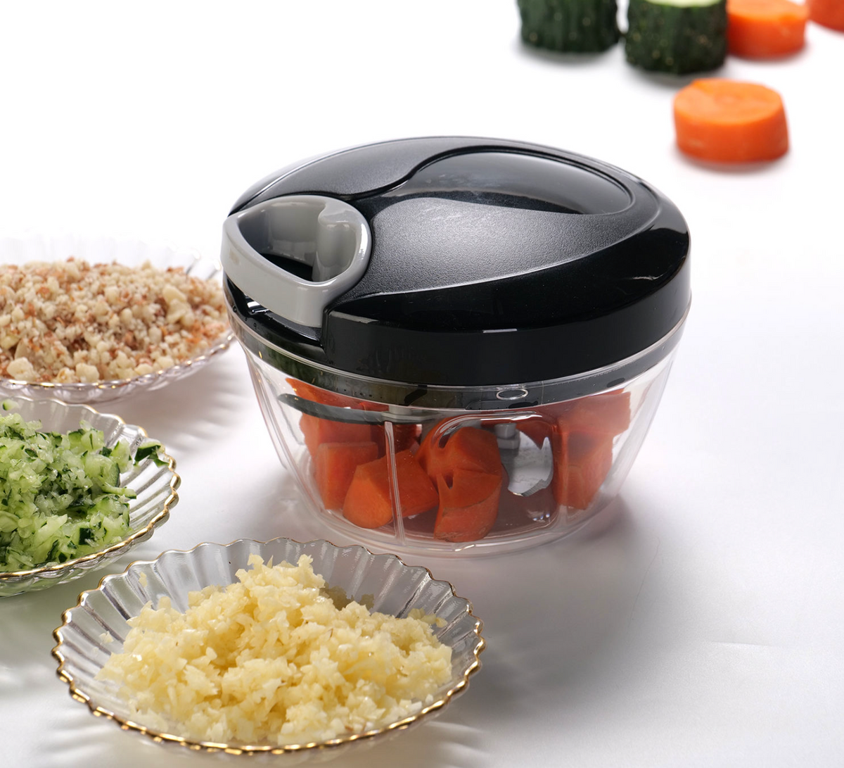 Multifunctional Vegetable, Garlic & Onion Cutter