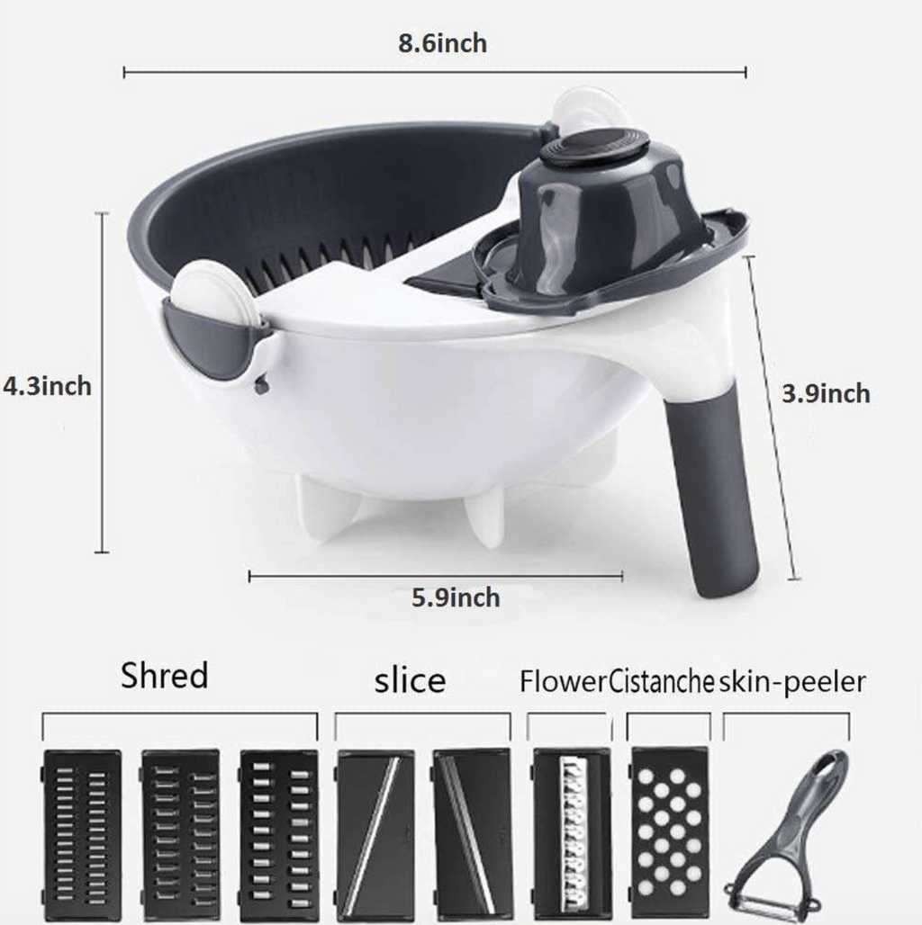 Manual Food Slicer, Dicer & Cutter Kitchen Tool
