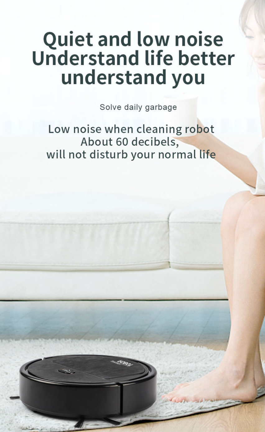 3-in-1 USB Mini Robot Vacuum Cleaner