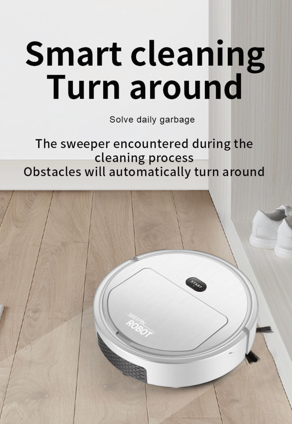3-in-1 USB Mini Robot Vacuum Cleaner