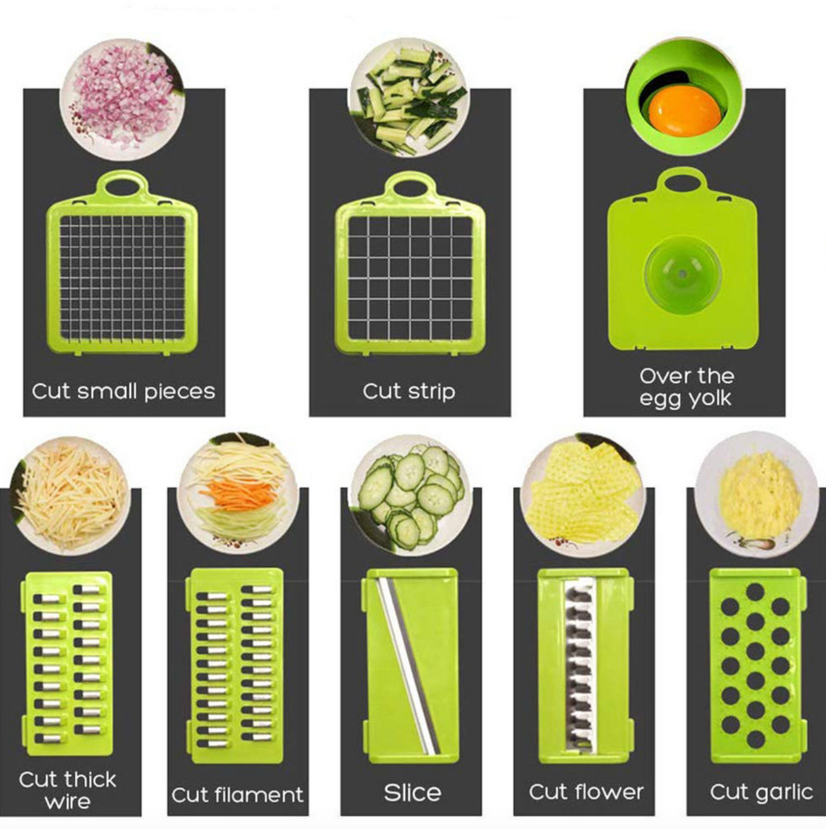 Multi-Function Stainless Steel Vegetable Slicer